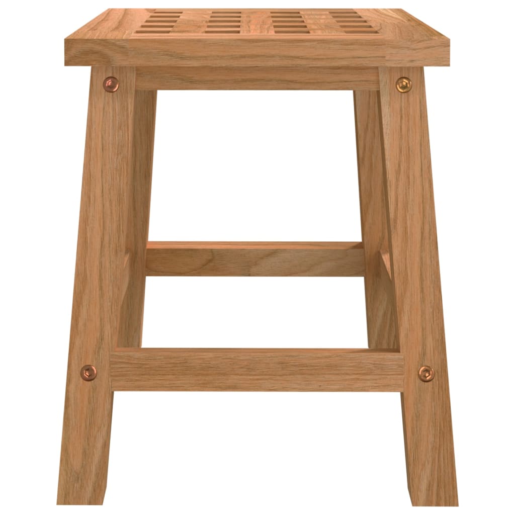 Sgabello 29x22,5x22,5 cm in Legno Massello di Noce