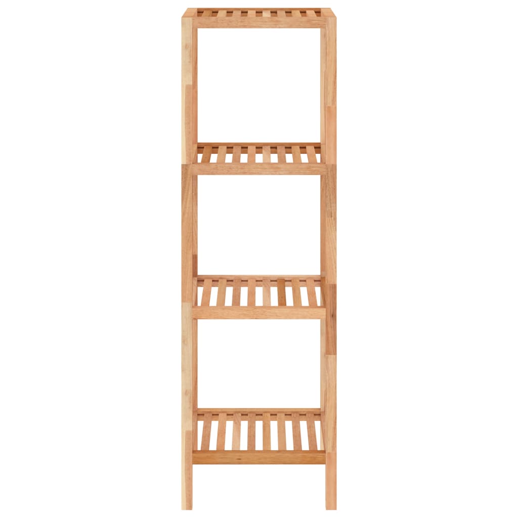 Scaffale da Bagno 36x36x112 cm in Legno Massello di Noce