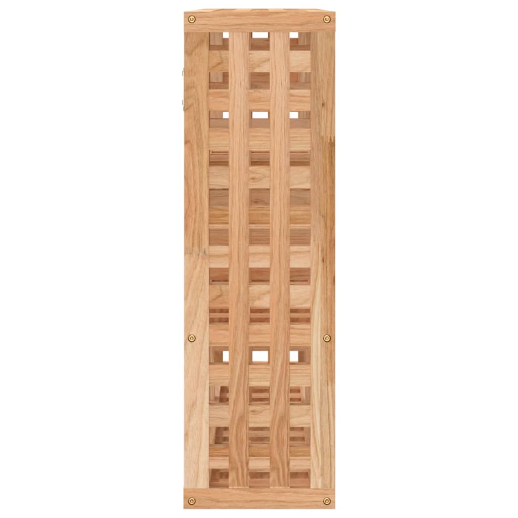 Mensola da Parete 49x15x49 cm in Legno Massello di Noce