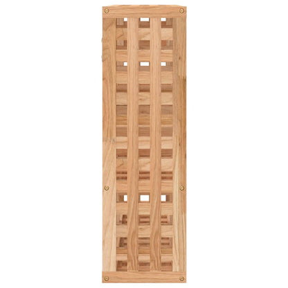 Mensola da Parete 49x15x49 cm in Legno Massello di Noce