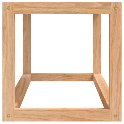 Portasciugamani 60x20x20 cm in Legno Massello di Noce