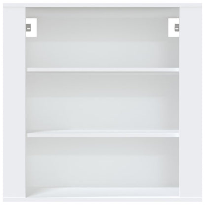Mobile a Parete Bianco 80x33x80 cm in Legno Multistrato
