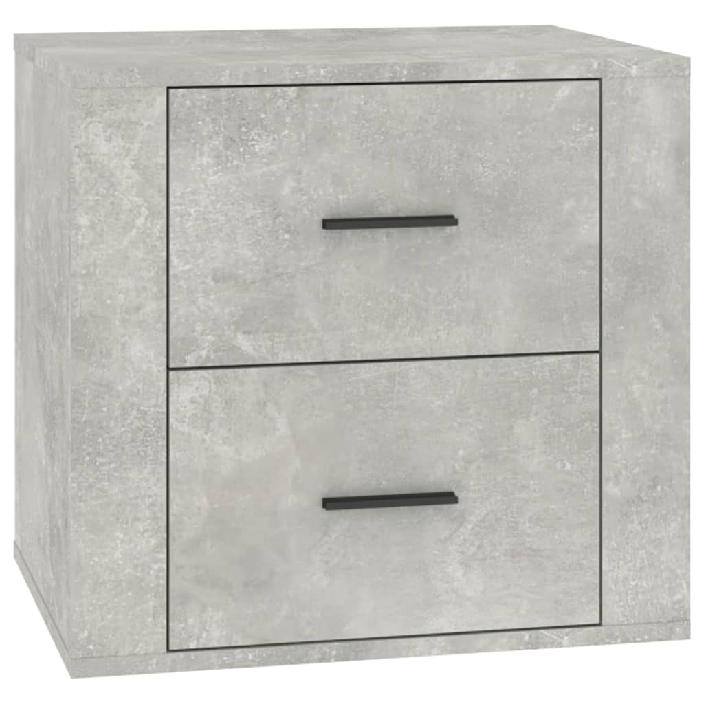 Comodino Grigio Cemento 50x39x47 cm