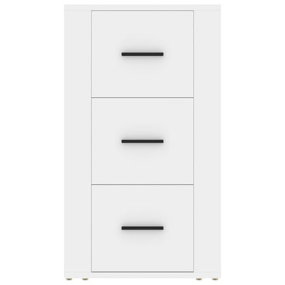 Credenza Bianca 40x33x70 cm in Legno Multistrato