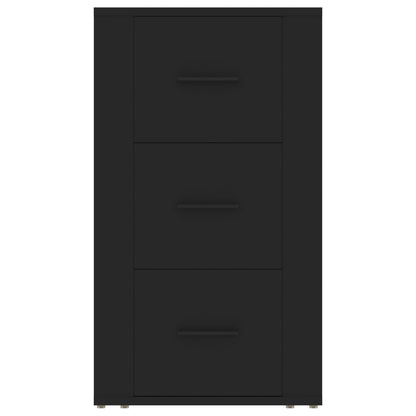 Credenza Nera 40x33x70 cm in Legno Multistrato