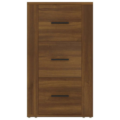Credenza Rovere Marrone 40x33x70 cm in Legno Multistrato