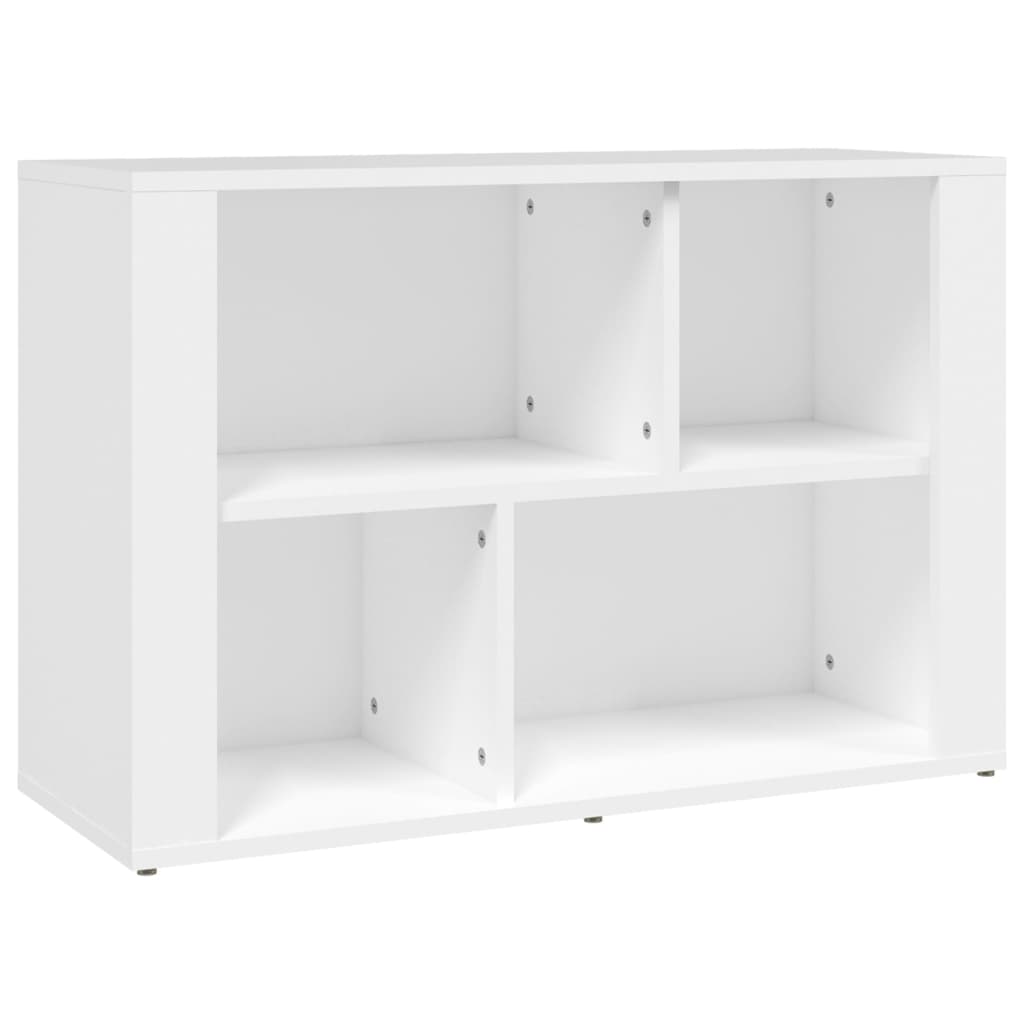 Credenza Bianca 80x30x54 cm in Legno Multistrato