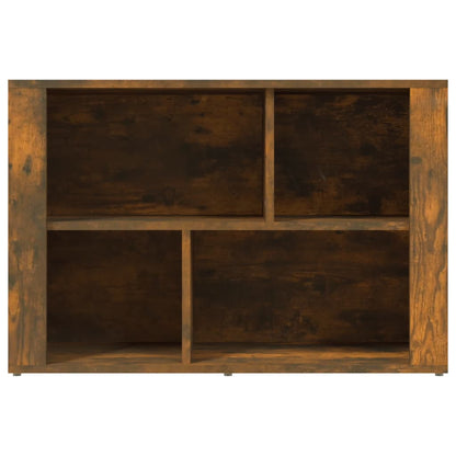 Credenza Rovere Fumo 80x30x54 cm in Legno Multistrato
