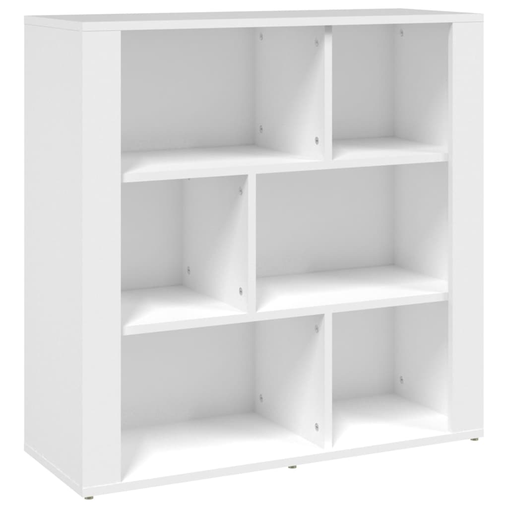 Credenza Bianca 80x30x80 cm in Legno Multistrato