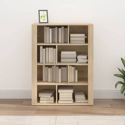 Credenza Rovere Sonoma 80x30x106 cm in Legno Multistrato