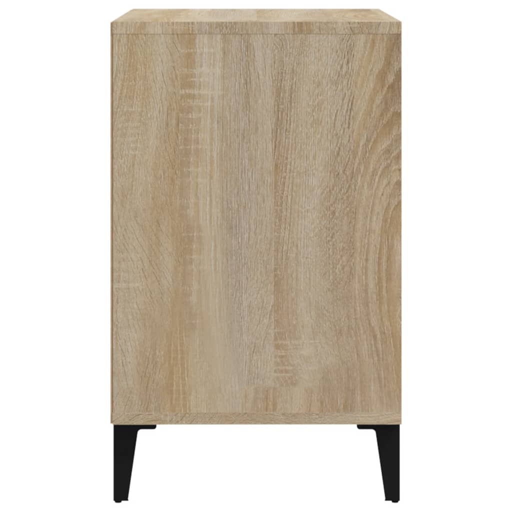 Scarpiera Rovere Sonoma 102x36x60 cm in Legno Multistrato