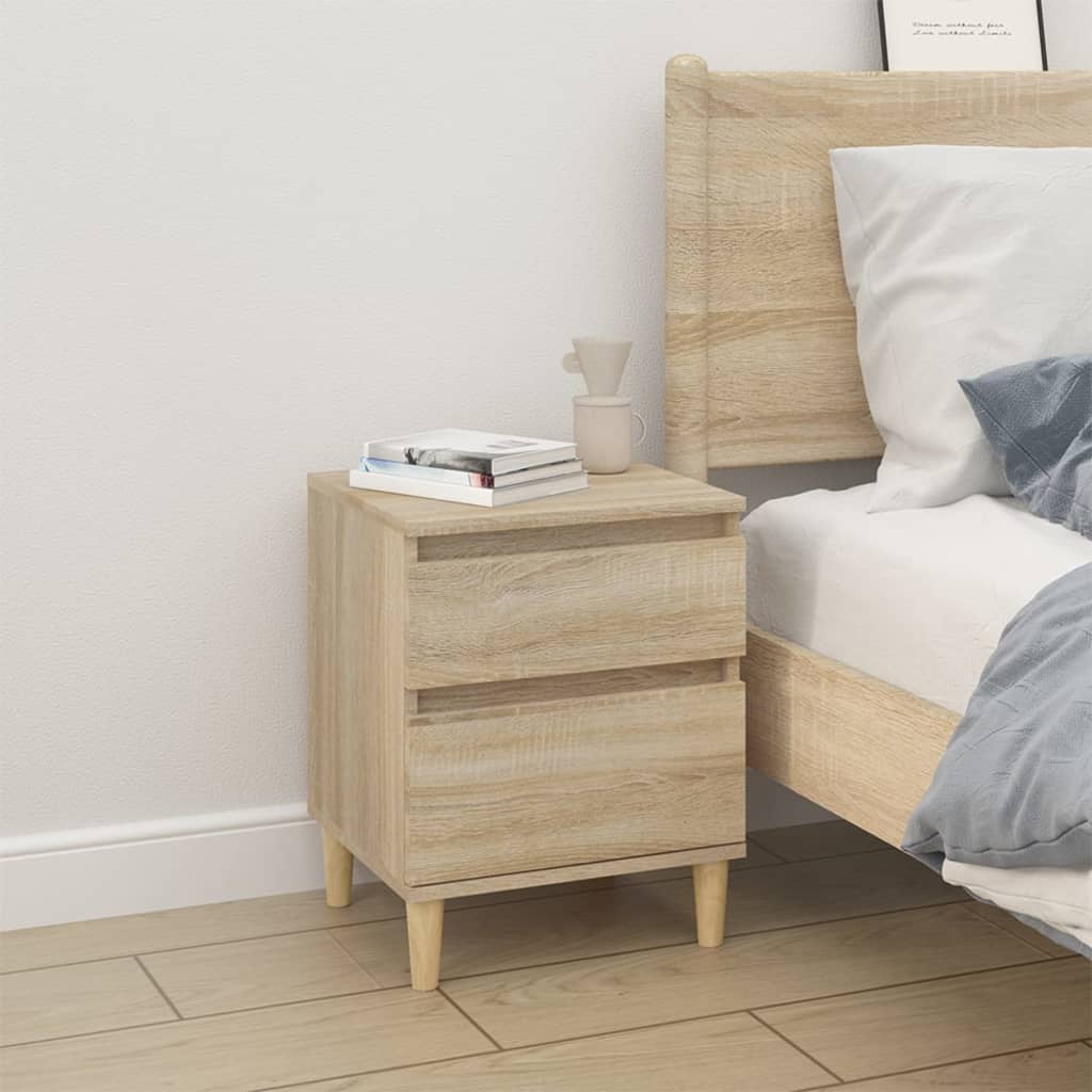 Comodino Rovere Sonoma 40x35x50 cm
