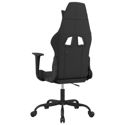 Sedia da Gaming Nera in Tessuto