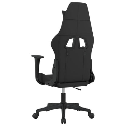 Sedia da Gaming Nero e Tortora in Tessuto