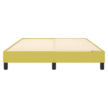 Struttura Letto a Rete a Molle Verde 140x200 cm in Tessuto