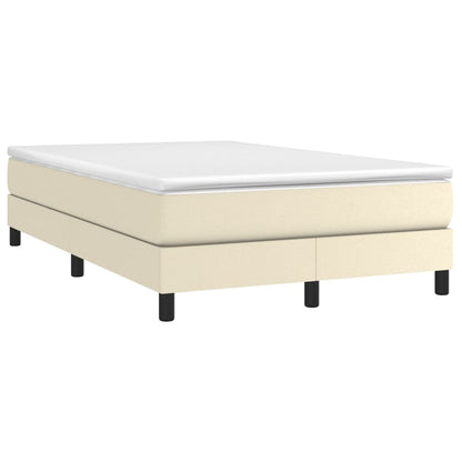 Struttura Letto a Rete a Molle Crema 120x200 cm in Similpelle