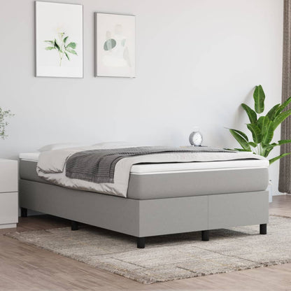 Struttura Letto a Rete a Molle Grigio Chiaro 120x200 cm Tessuto