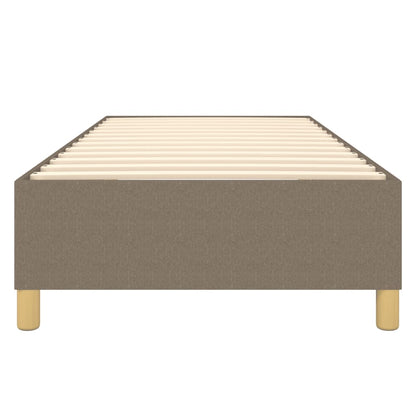 Struttura Letto a Rete a Molle Tortora 80x200 cm Tessuto