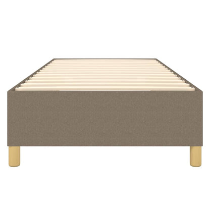Struttura Letto a Rete a Molle Tortora 90x190 cm Tessuto