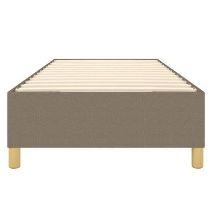 Struttura Letto a Rete a Molle Tortora 90x200 cm Tessuto