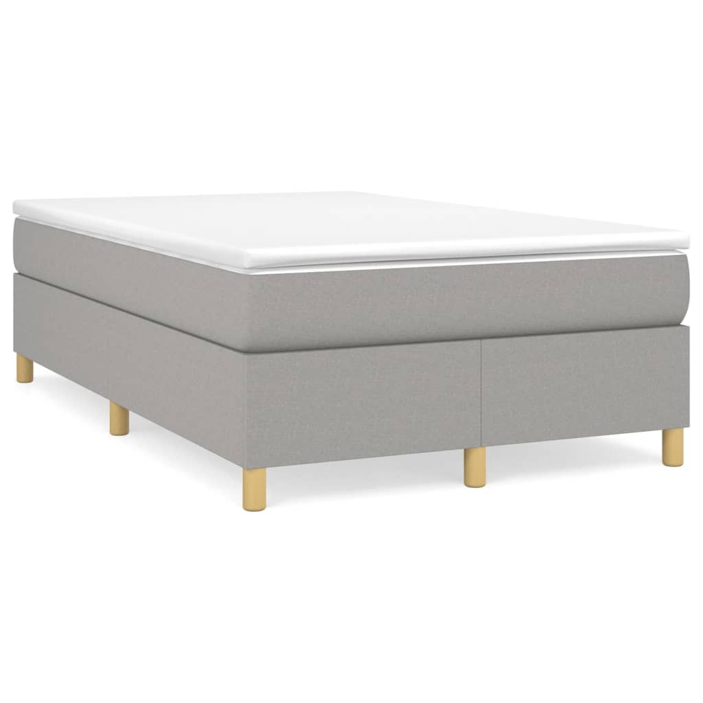 Struttura Letto a Rete a Molle Grigio Chiaro 120x200 cm Tessuto