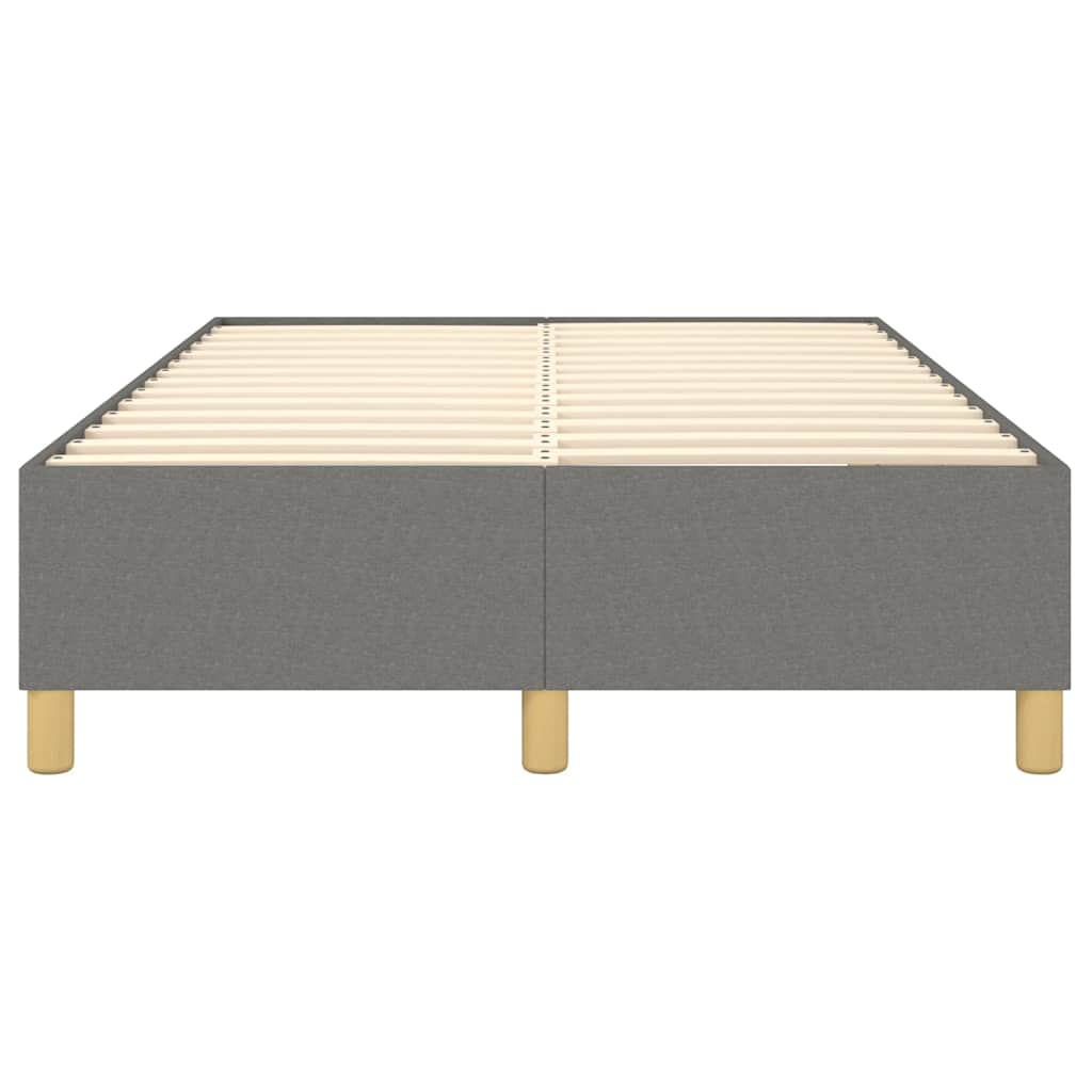 Struttura Letto a Rete a Molle Grigio Scuro 120x200 cm Tessuto