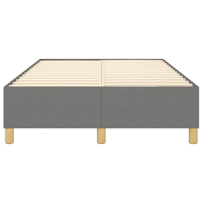 Struttura Letto a Rete a Molle Grigio Scuro 120x200 cm Tessuto