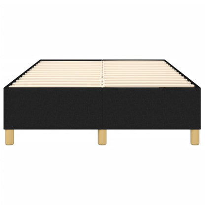 Struttura Letto a Rete a Molle Nero 120x200 cm Tessuto