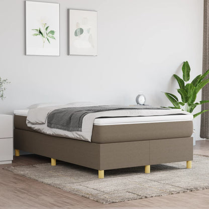 Struttura Letto a Rete a Molle Tortora 120x200 cm Tessuto