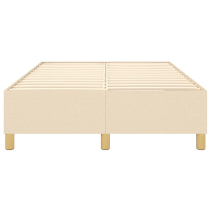 Struttura Letto a Rete a Molle Crema 120x200 cm Tessuto