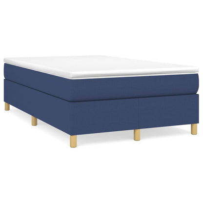 Struttura Letto a Rete a Molle Blu 120x200 cm in Tessuto