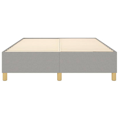 Struttura Letto a Rete a Molle Grigio Chiaro 140x190 cm Tessuto