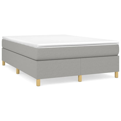 Struttura Letto a Rete a Molle Grigio Chiaro 140x200 cm Tessuto