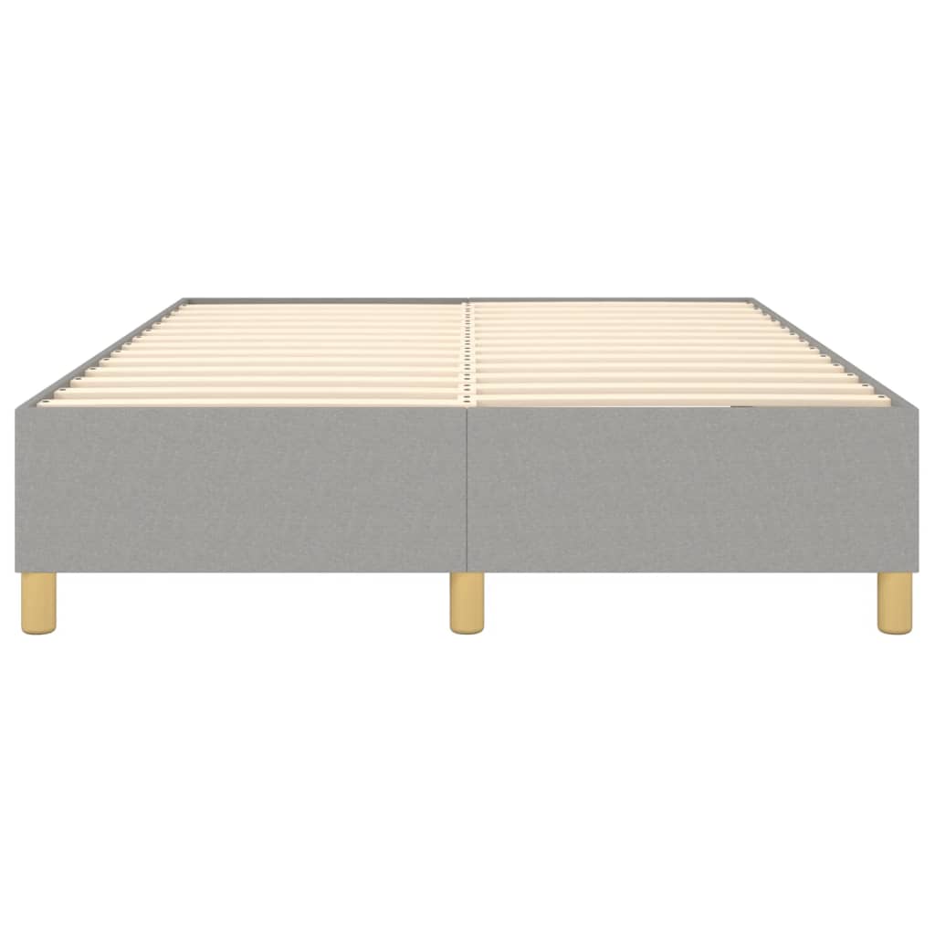 Struttura Letto a Rete a Molle Grigio Chiaro 140x200 cm Tessuto
