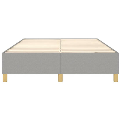 Struttura Letto a Rete a Molle Grigio Chiaro 140x200 cm Tessuto