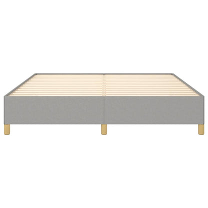Struttura Letto a Rete a Molle Grigio Chiaro 160x200 cm Tessuto