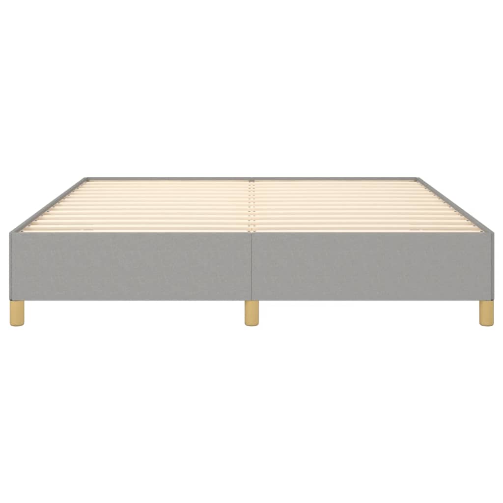 Struttura Letto a Rete a Molle Grigio Chiaro 180x200 cm Tessuto