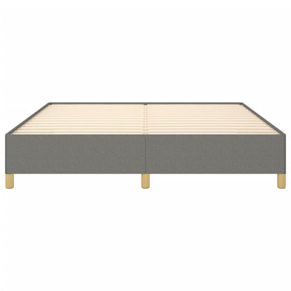 Struttura Letto a Rete a Molle Grigio Scuro 180x200 cm Tessuto
