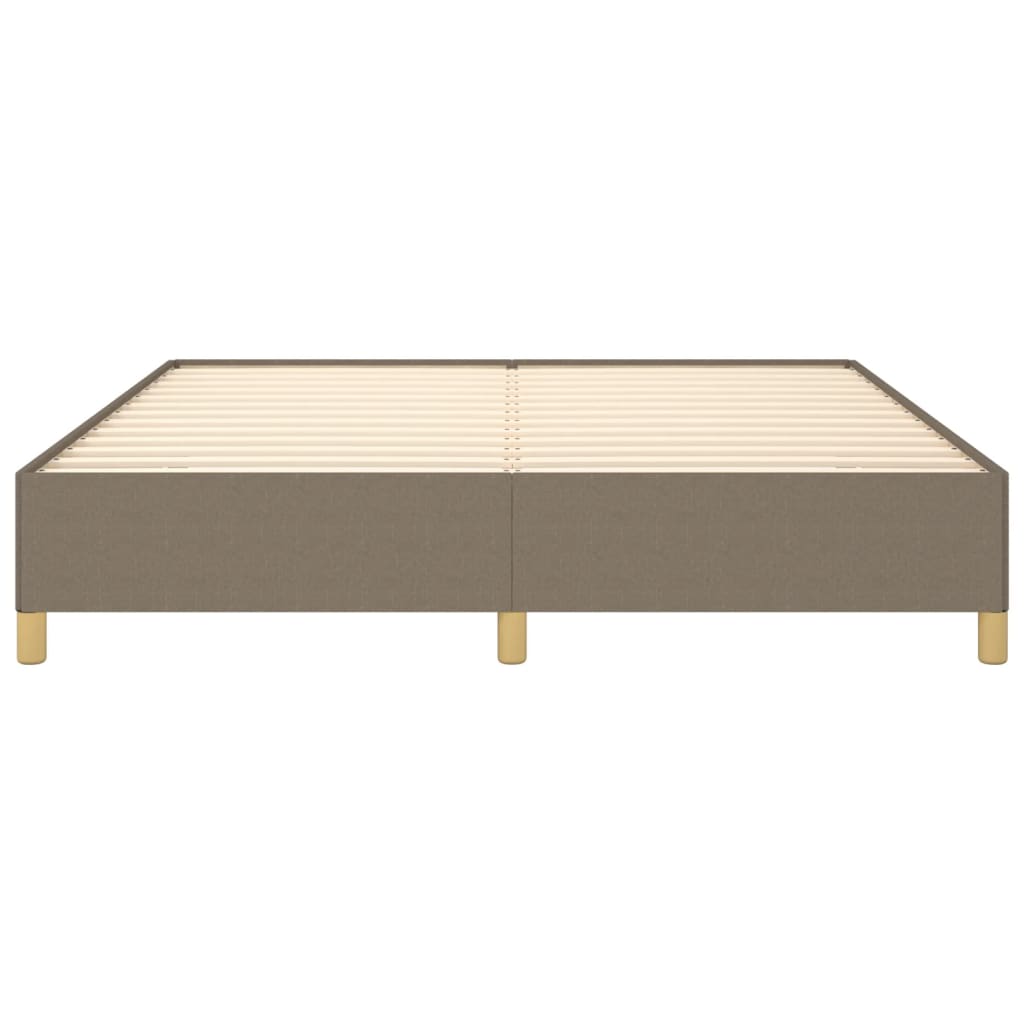 Struttura Letto a Rete a Molle Tortora 180x200 cm in Tessuto