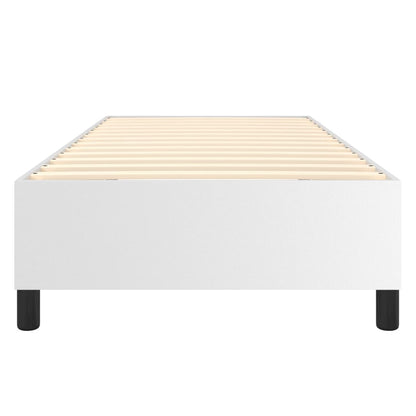 Struttura Letto a Rete a Molle Bianco 80x200 cm in Similpelle