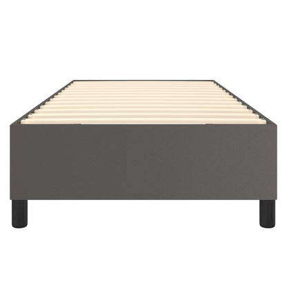 Struttura Letto a Rete a Molle Grigio 90x200 cm in Similpelle