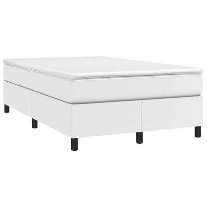 Struttura Letto a Rete a Molle Bianco 120x200 cm in Similpelle
