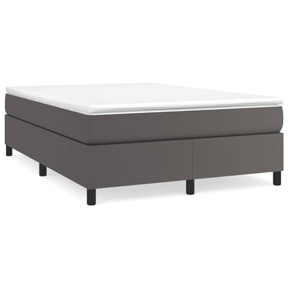 Struttura Letto a Rete a Molle Grigio 140x200 cm in Similpelle