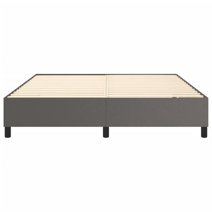 Struttura Letto a Rete a Molle Grigio 180x200 cm in Similpelle