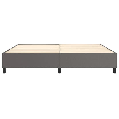 Struttura Letto a Rete a Molle Grigio 200x200 cm in Similpelle