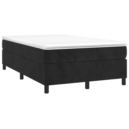 Struttura Letto a Rete a Molle Nero 120x200 cm Velluto