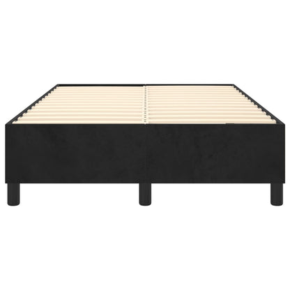 Struttura Letto a Rete a Molle Nero 120x200 cm Velluto
