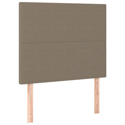 Testiera per letto Tortora 80x5x118/128 cm Tessuto