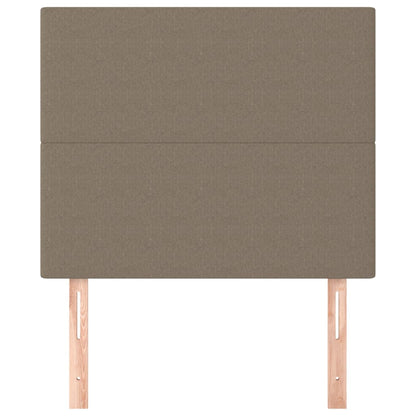 Testiera per letto Tortora 80x5x118/128 cm Tessuto