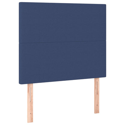 Testiera Blu 100x5x118/128 cm Tessuto